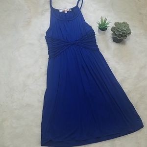 Royal blue tank blue dress